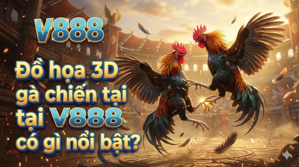 Đồ họa 3D gà chiến tại V888 có gì nổi bật?
