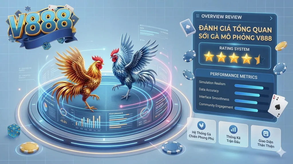 Đánh giá tổng quan sới gà mô phỏng V888