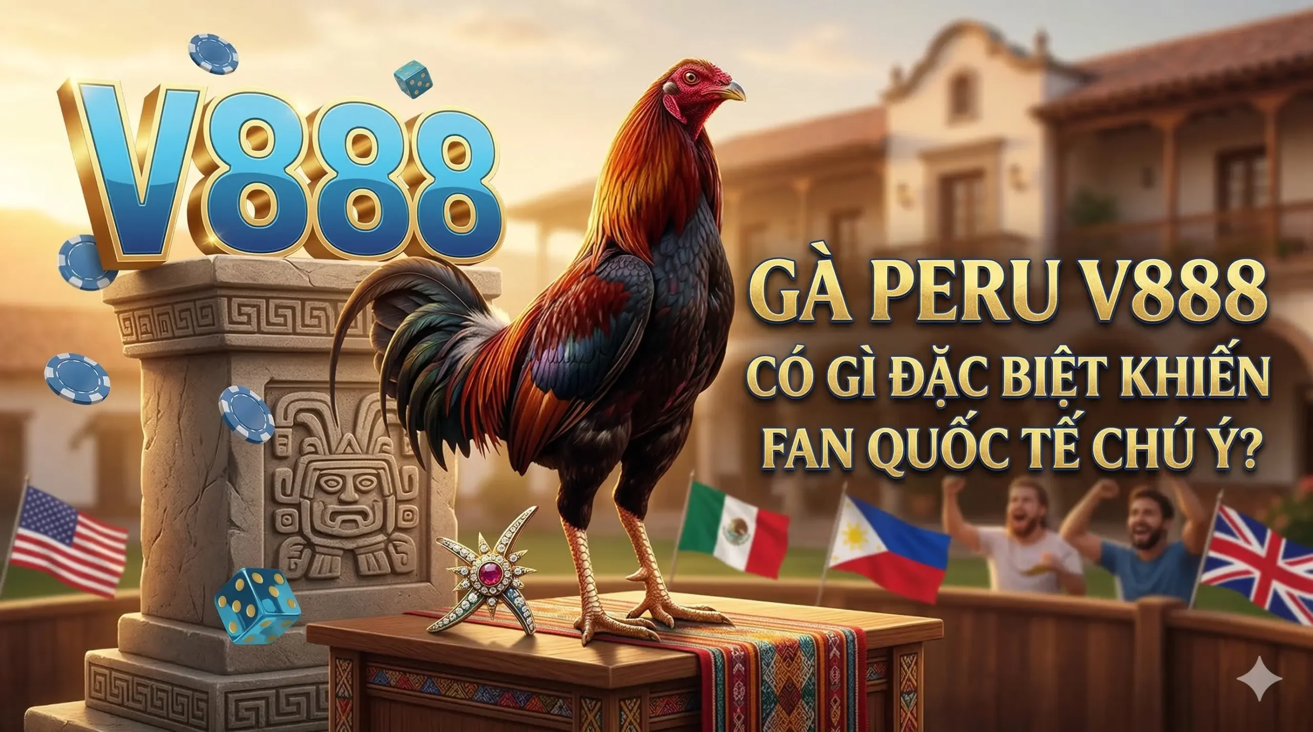 Gà Peru V888 có gì đặc biệt khiến fan quốc tế chú ý?