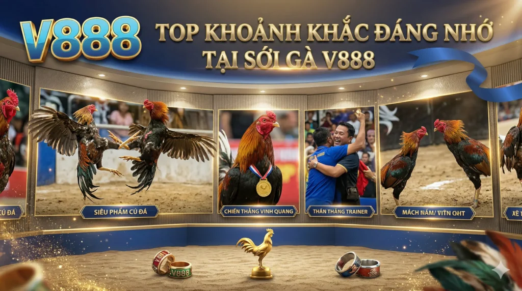 Top khoảnh khắc đáng nhớ tại sới gà V888