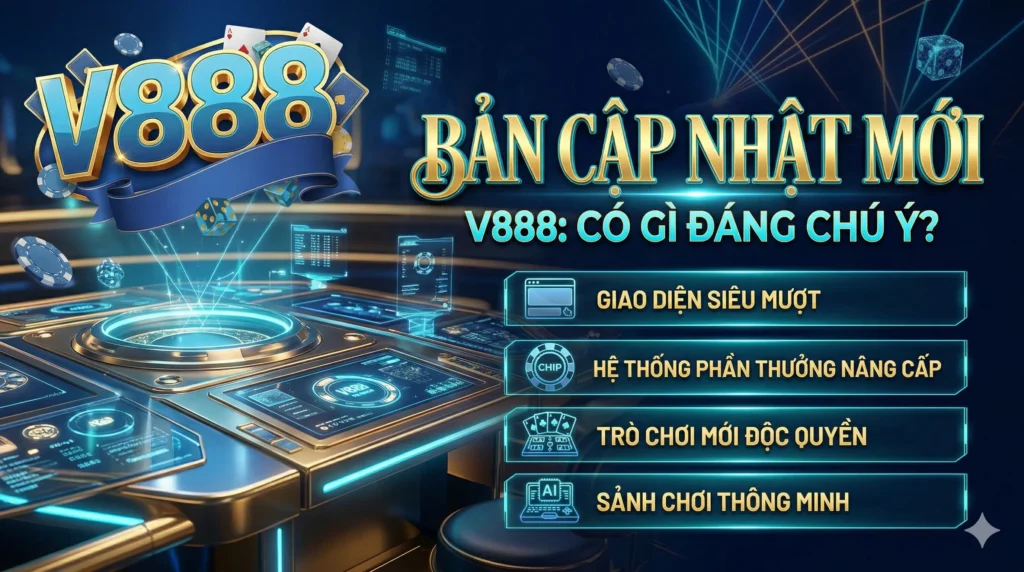 V888 ra mắt bản cập nhật mới có gì đáng chú ý?