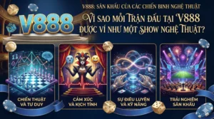 Vì sao mỗi trận đấu tại V888 được ví như một show nghệ thuật?