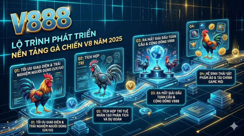 Lộ trình phát triển nền tảng gà chiến V888 năm 2025