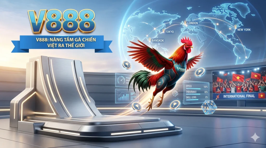 V888 đang làm gì để đưa gà chiến Việt ra thế giới?