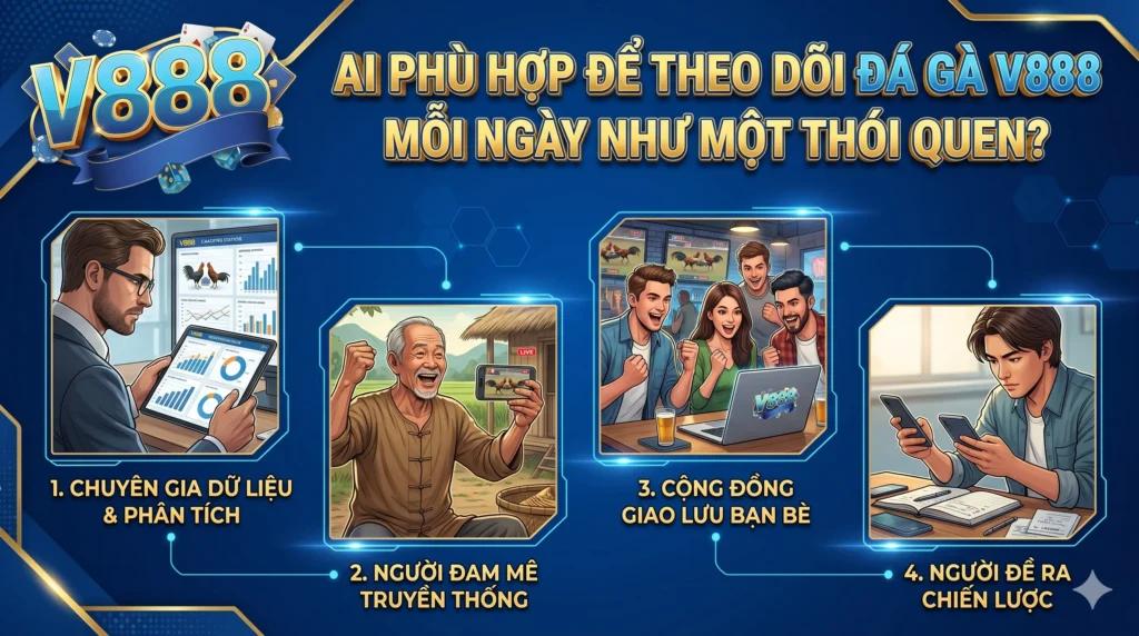 Ai phù hợp để theo dõi đá gà V888 mỗi ngày như một thói quen?