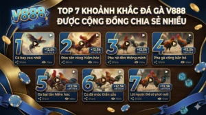 Top 7 khoảnh khắc đá gà V888 được cộng đồng chia sẻ nhiều
